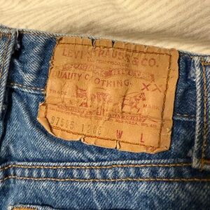 Vintage Levi's Classic Blue Denim Pencil Skirt